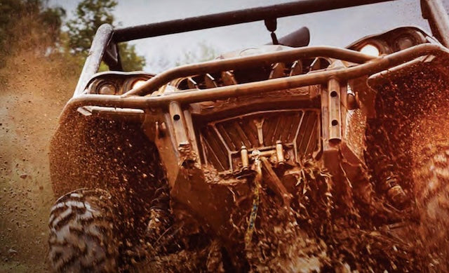 Superwinch utility vehicle winch mounted