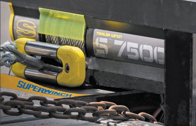 Powerful Superwinch trailer winch
