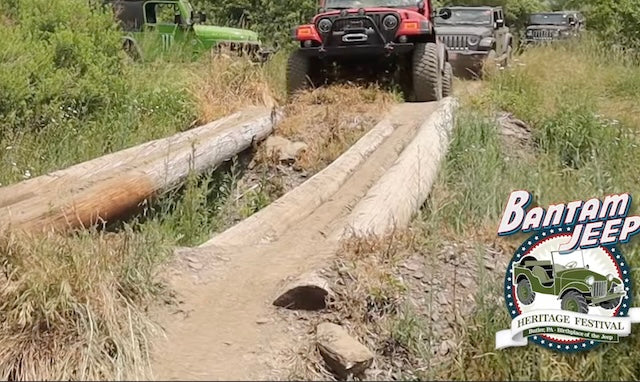 Custom Superwinch Jeep festival display