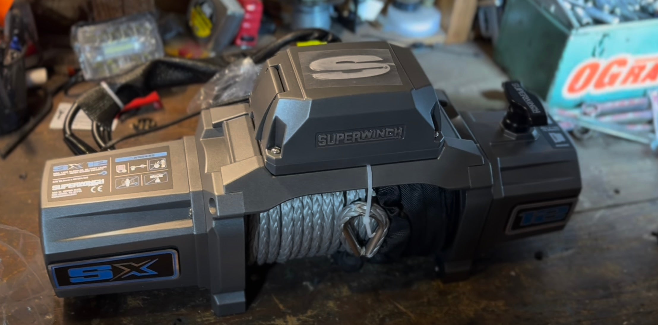 Classic Land Rover winch installation
