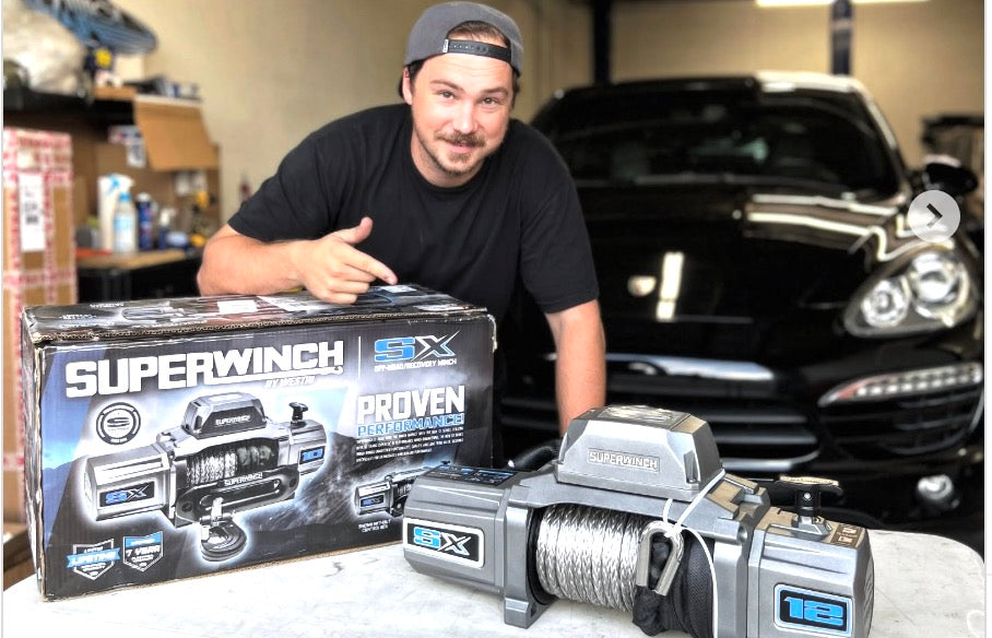Porsche Cayenne with Superwinch