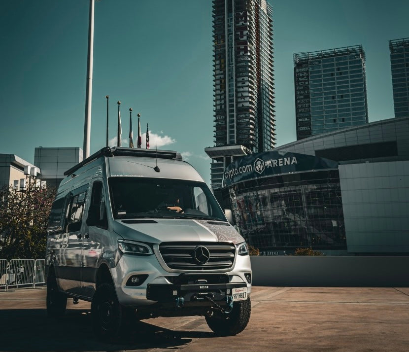 Superwinch truck at auto show