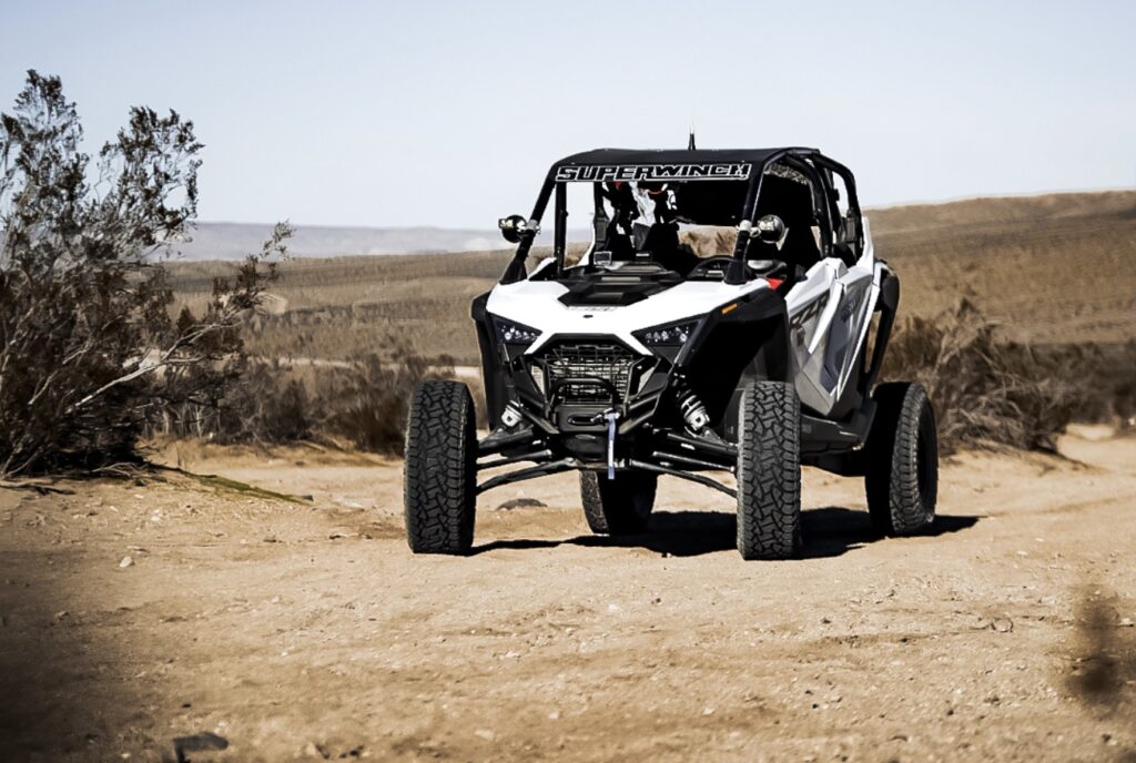 Off-road racing truck team