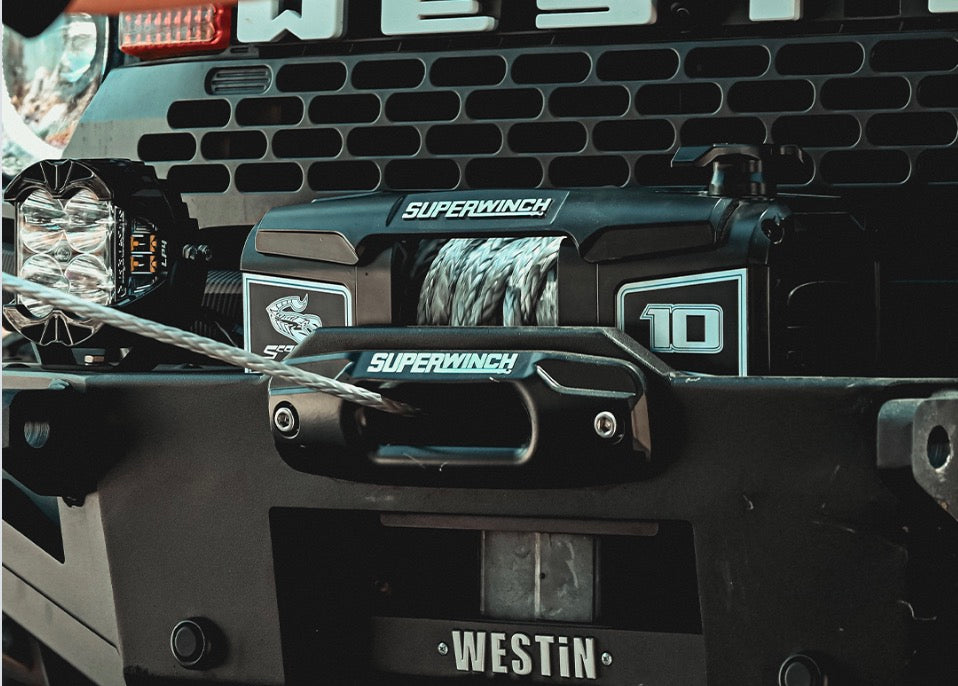 New Scorpion 10SR winch mounted