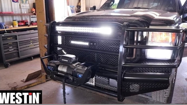 MotorHead18 Equips F-250 with a Cradle Hitch-Mounted Superwinch