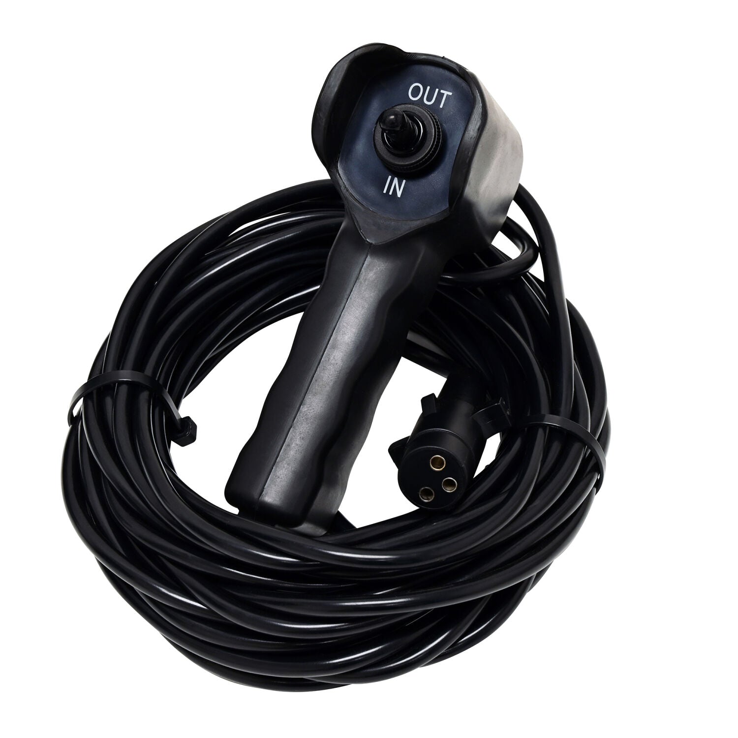 Tiger Shark 18000SR 18000lb 12V DC Winch with Synthetic Rope Black - 1