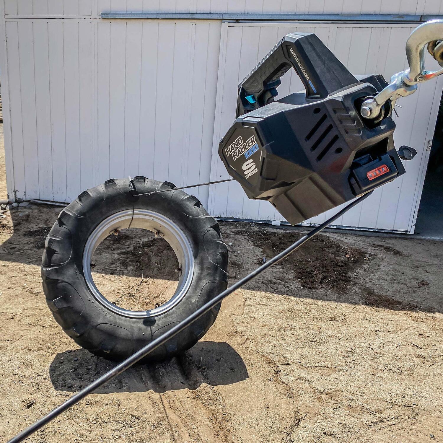 Hand Hauler 1000 1000lb 24V DC Winch Black - 1710001