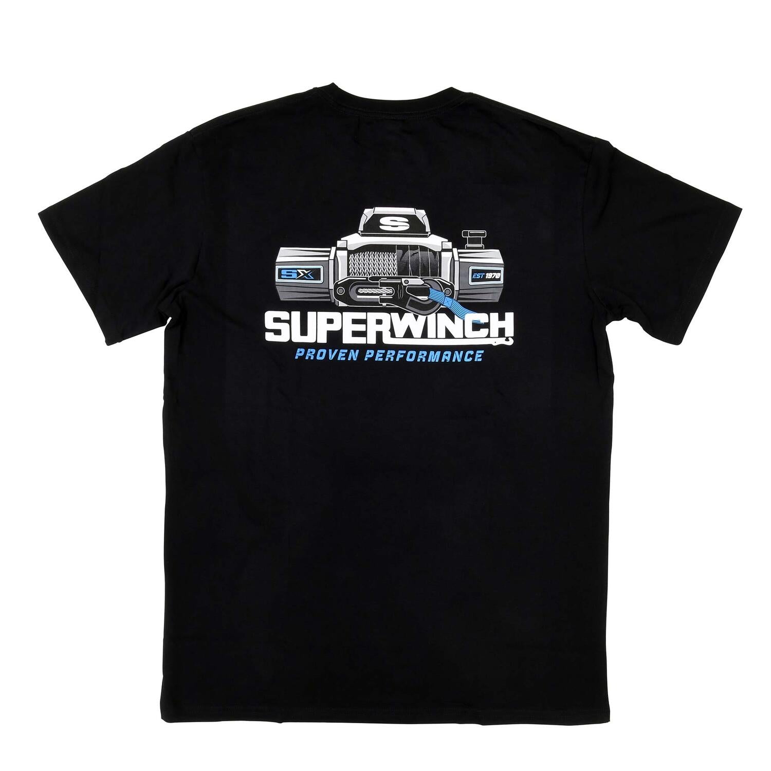 SX Winch T-Shirt Size Small Black Regular Fit - SWTS-S