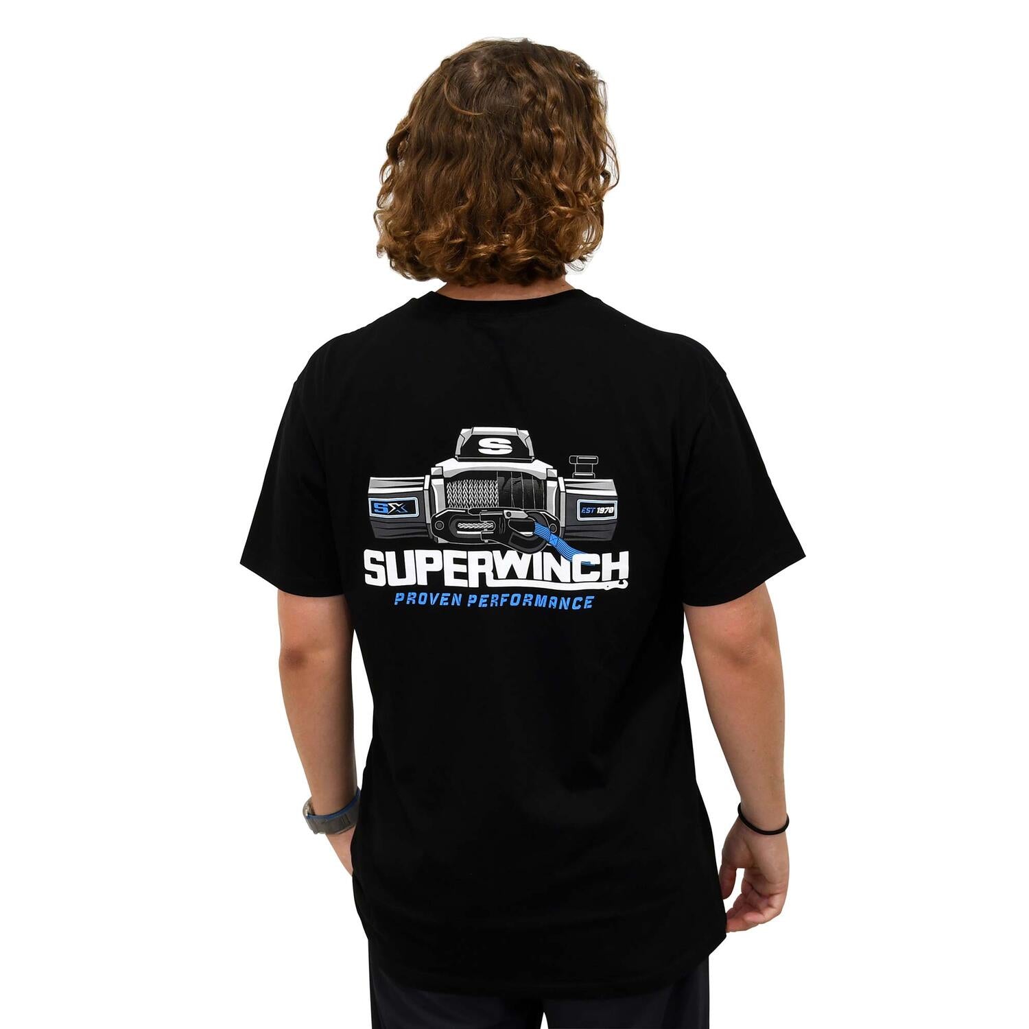 SX Winch T-Shirt Size XX-Large Black Regular Fit - SWTS-XXL