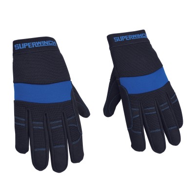 Superwinch 2581 Winching Gloves in Blue for Steel Rope XL 