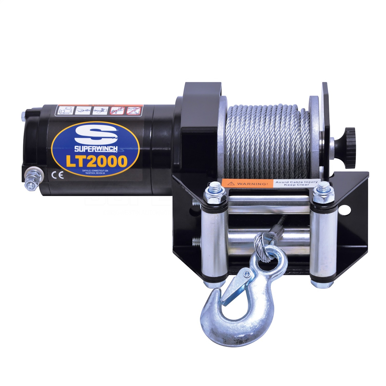 100A New SUPERWINCH 1220210 Electric Winch 49 Ft Rope 1 HP 12VDC 